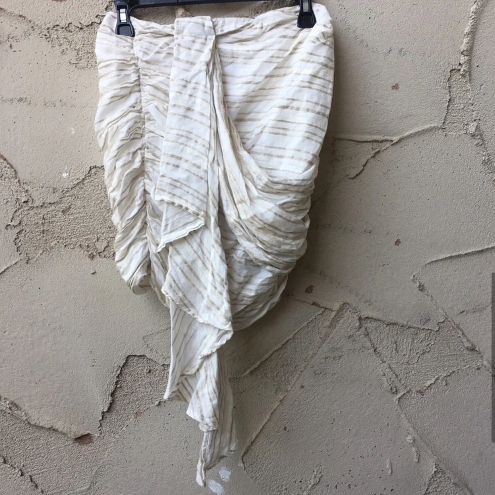 House of CB Adette Mini Beige Skirt size S